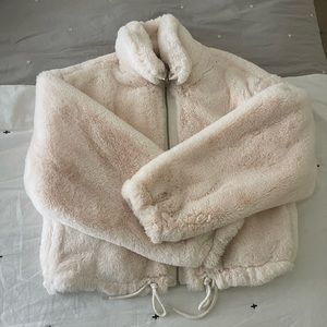 Anthropologie faux fur jacket